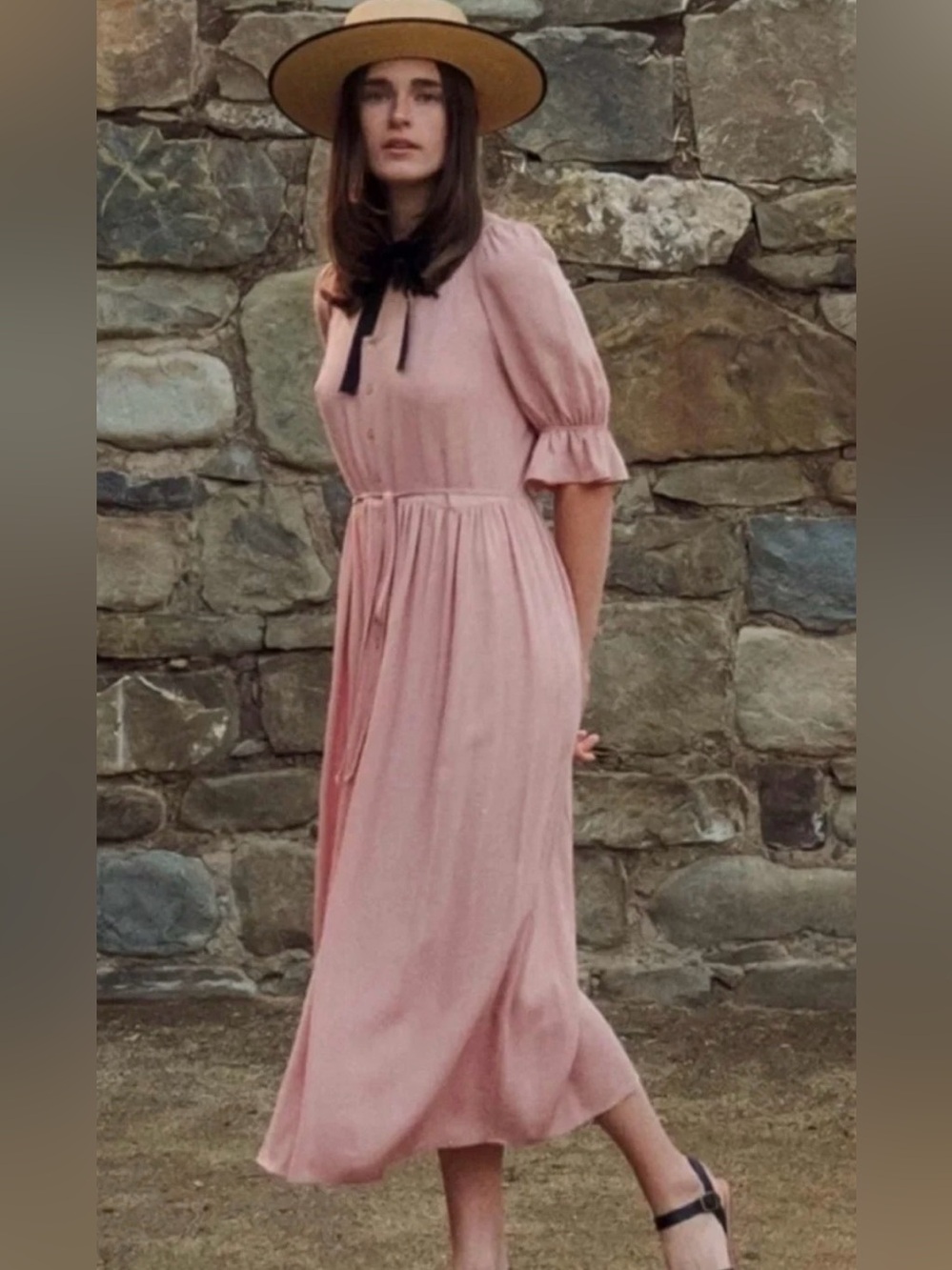 Christy Dawn Astrid dress in Blush